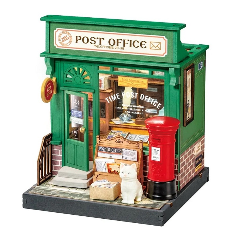 Century Post Office, Super Mini Houses – Little Warm Spaces Robotime DS037