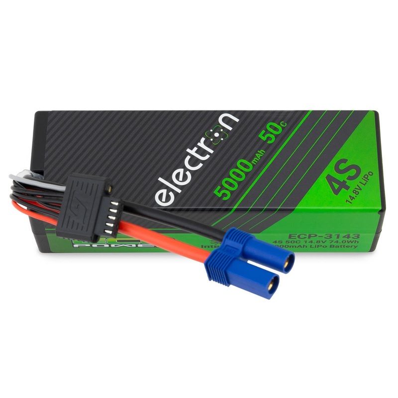 Intelligent 14.8V 4S LiPo Battery w/ EC5, 5000mAh 50C