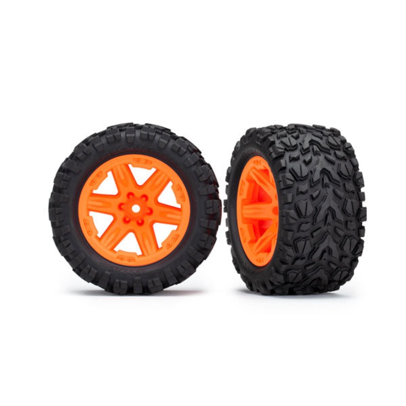 Talon Extreme Tires, RXT Wheels, Orange