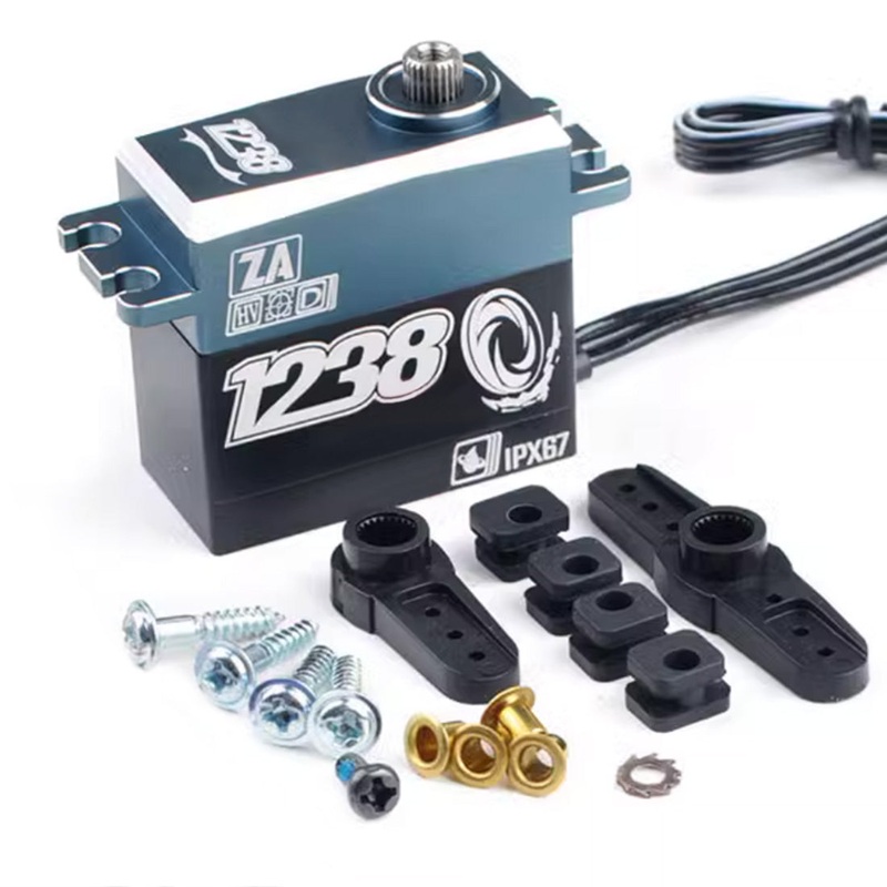 H586 Waterproof Steering Gear Gear High Voltage Brushless High Speed Servo for Capo U4 CD 1582X Queen Vehicle