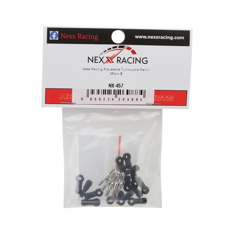 NEXX Racing Losi Micro-B Adjustable Turnbuckle Set (6) NX-457