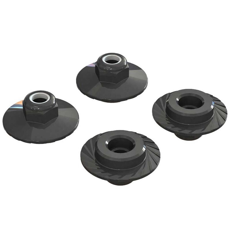 ARAC9698 AR708007 Flanged Lock Nut 5x8mm (4)
