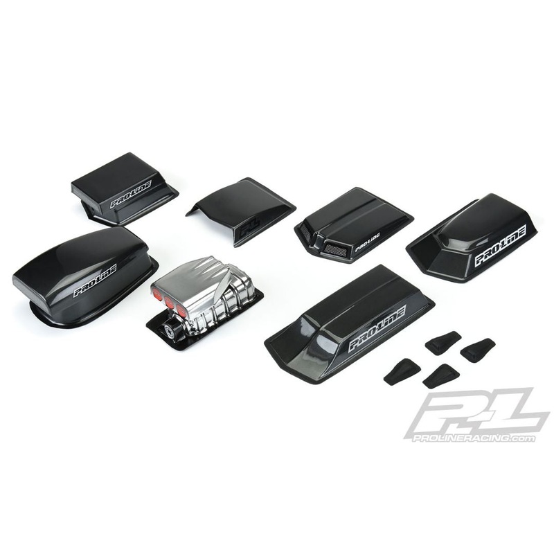 No Prep Drag Racing Hood Scoops & Blowers 8pk
