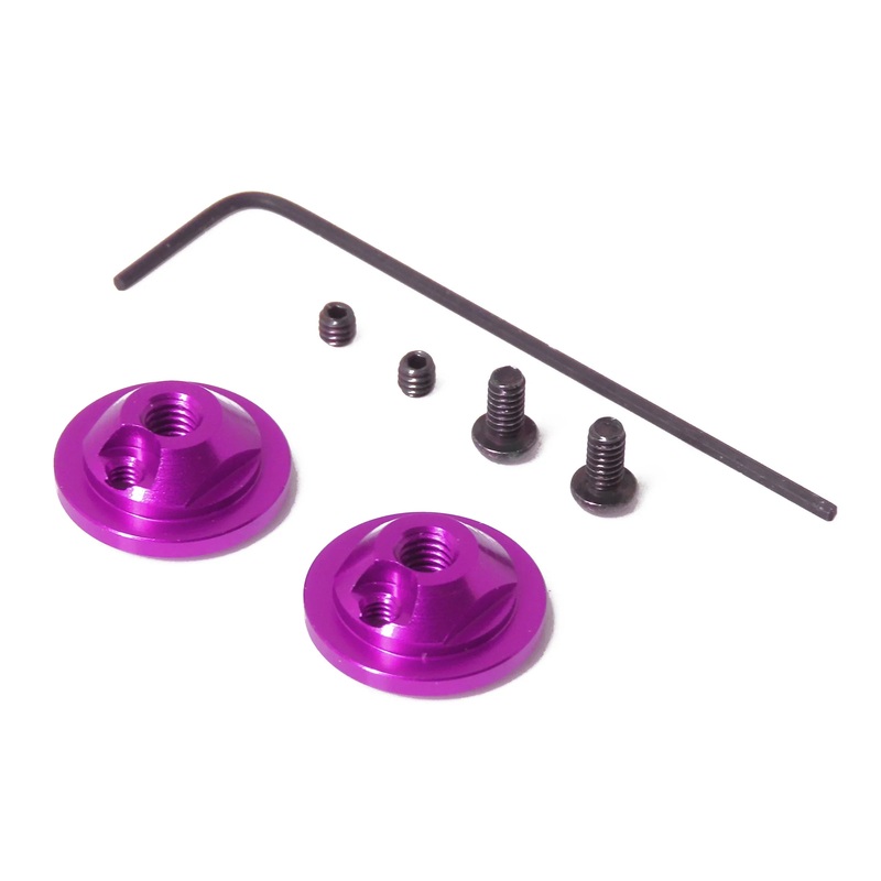 Couvercles ajustables damortisseurs avec gestion dair – 2 pcs  WRAP-UP Next  0818-FD Violet