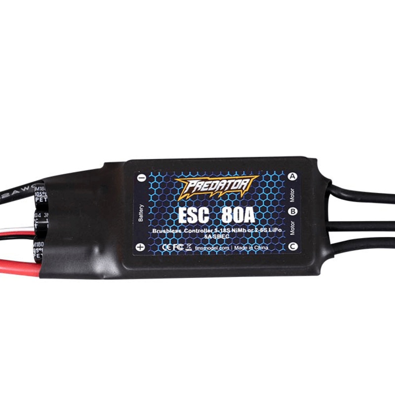 Predator 80A ESC X 2 with 8A BEC XT90 For 70mm SU-27/J-11