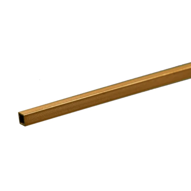 8151 Square Brass Tube 1/8