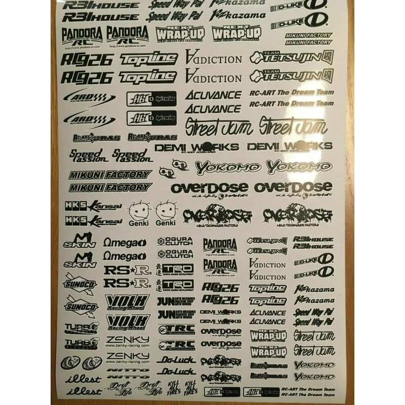 Autocollants – Sponsors – 36 – BlackDrift