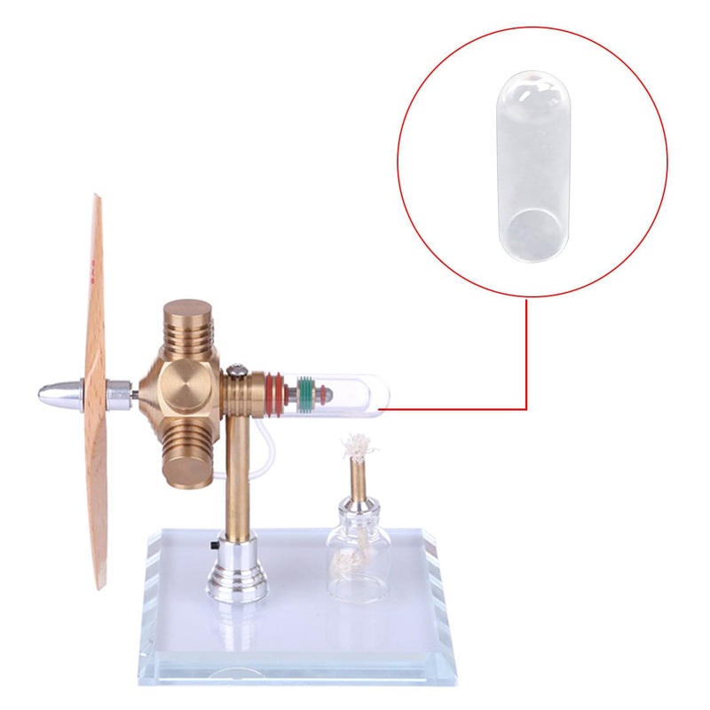 Internal/External Large Quartz Glass Tube for Hexagonal Shape Stirling Engine internal tube
