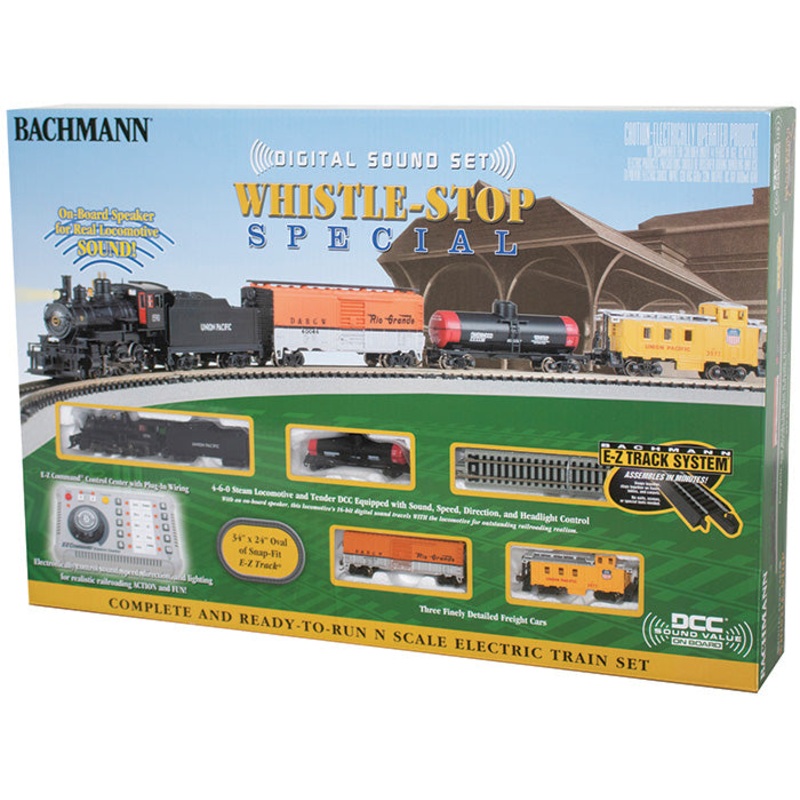 WHISTLE-STOP SPECIAL WITH DIGITAL SOUND (N SCALE) BAC 24133 Bachmann