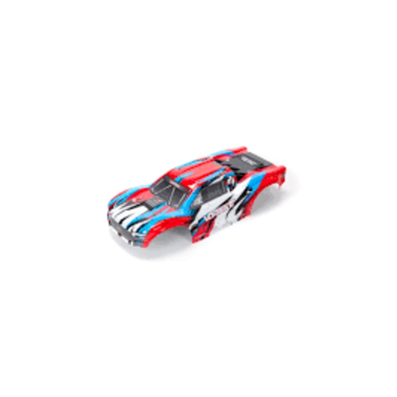 1/10 Painted Body, Red/Blue: VORTEKS 4X4 BLX ARRMA ARA402319
