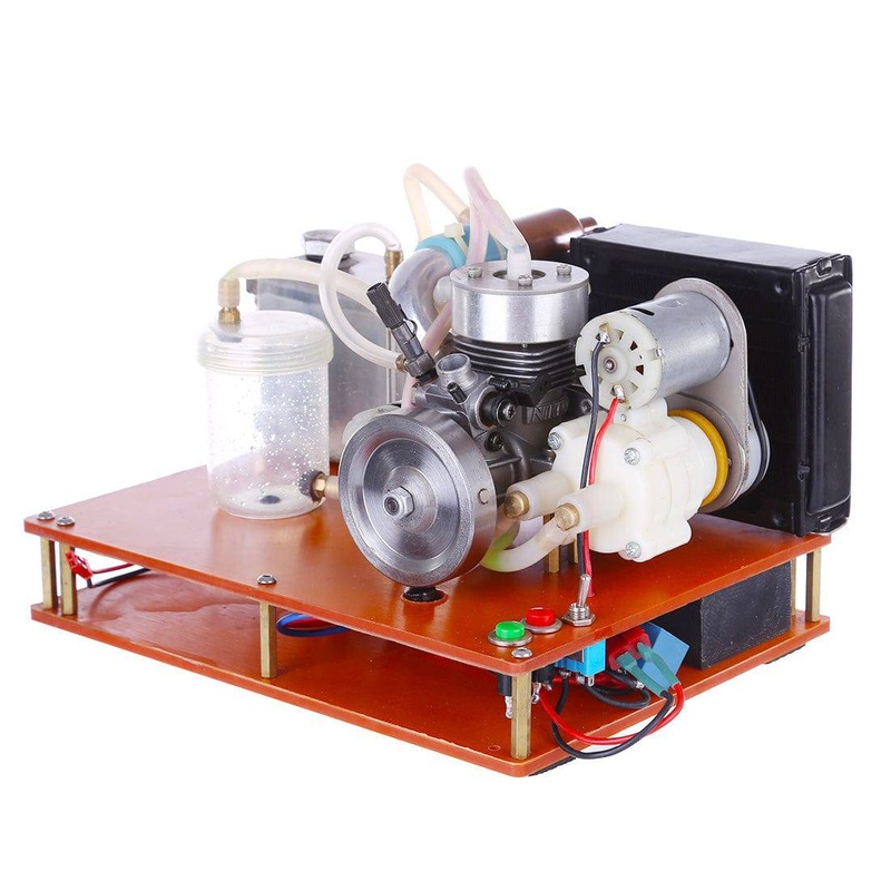 NIKKO Single Cylinder 2-stroke Gasoline Engine with  Water Cooling Radiator