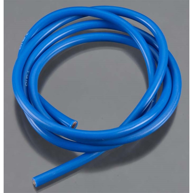 10 Gauge Super Flexible Wire, 3′, Blue