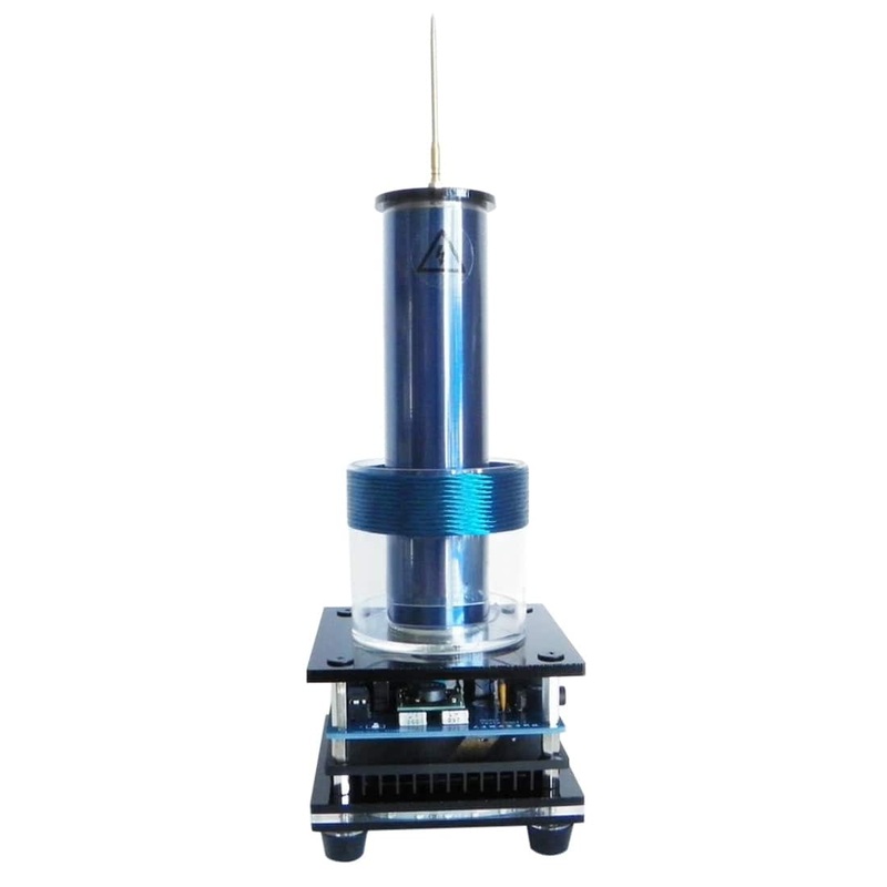 Wireless Bluetooth Musical Tesla Coil Plasma Motor Speaker with 100-240V Adapter – US Plug
