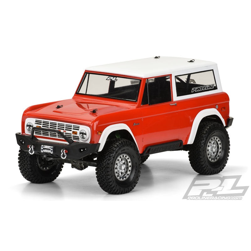 1973 Ford Bronco Clear Body for 12″ Crawlers
