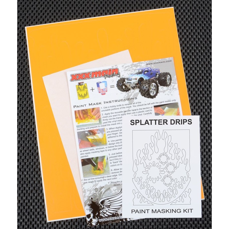 Splatter Drips Paint Mask