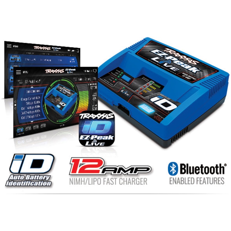 2971 EZ-Peak Live 12-AMP Charger Traxxas TRA2971