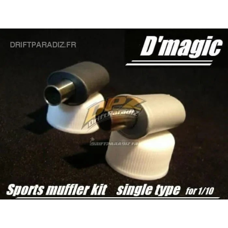 Echappements Simple “choix multiples ” – D-magic Noir/coupe en biseau