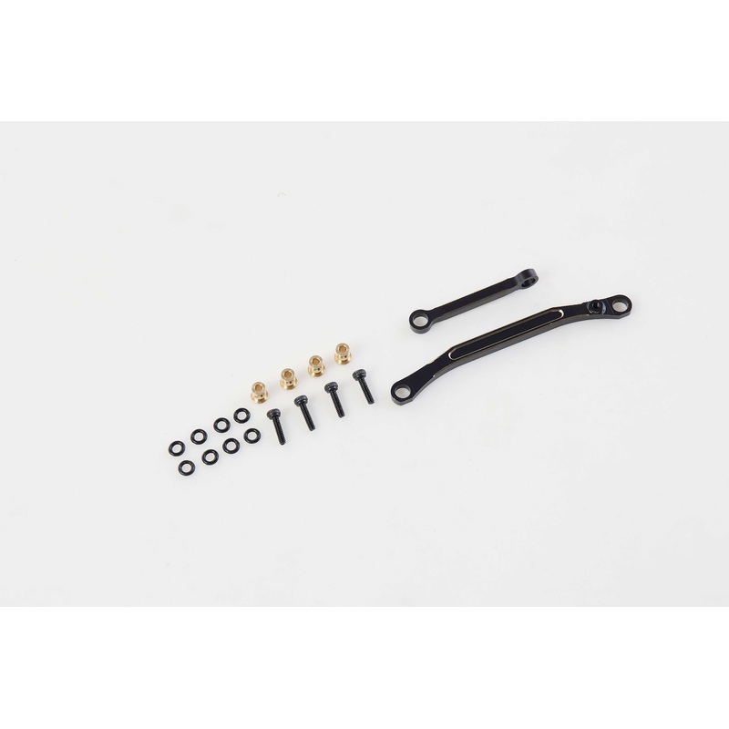 Upgrade Parts – FCX24 BRASS STEERING LINKAGE SET BLACK