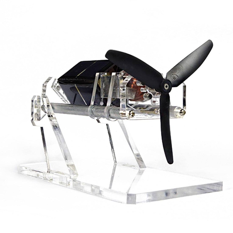 Stark Magnetic Suspension Solar Motor with Double-layer Fan