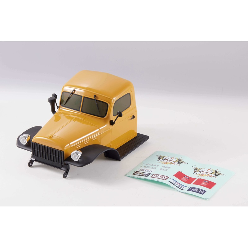 1:10 Atlas 4×4 CAR BOBY ASSEMBLY (Yellow/Blue/Orange) Yellow