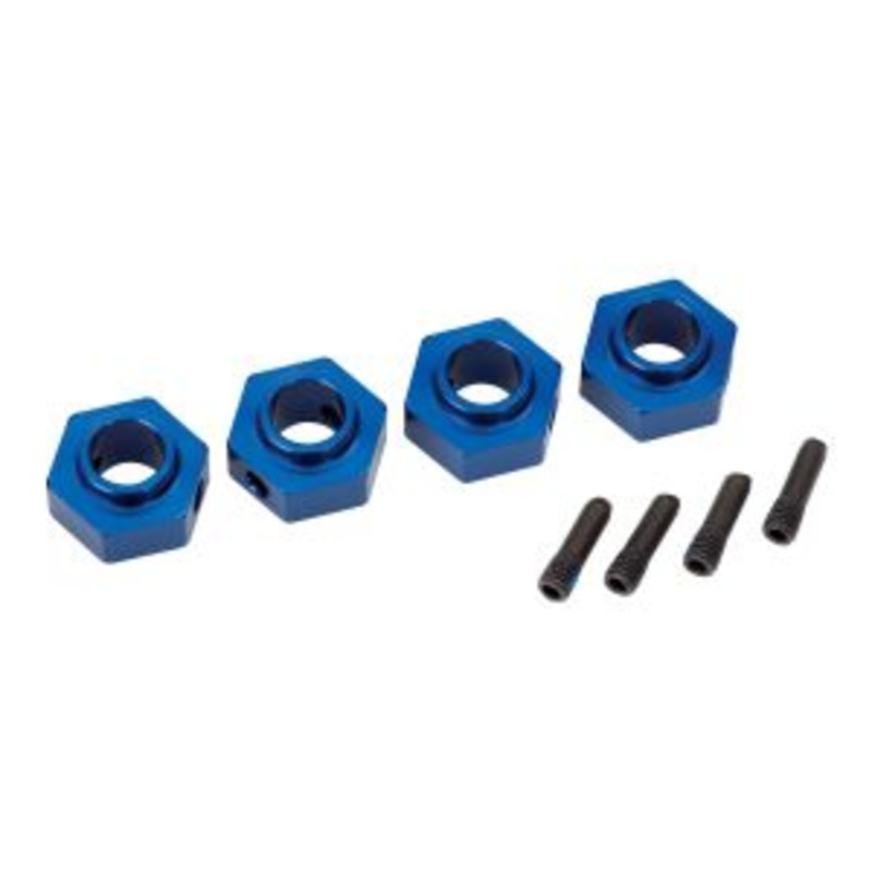 WHEEL HUB 12MM HEX ALUM BLUE Traxxas 8269X