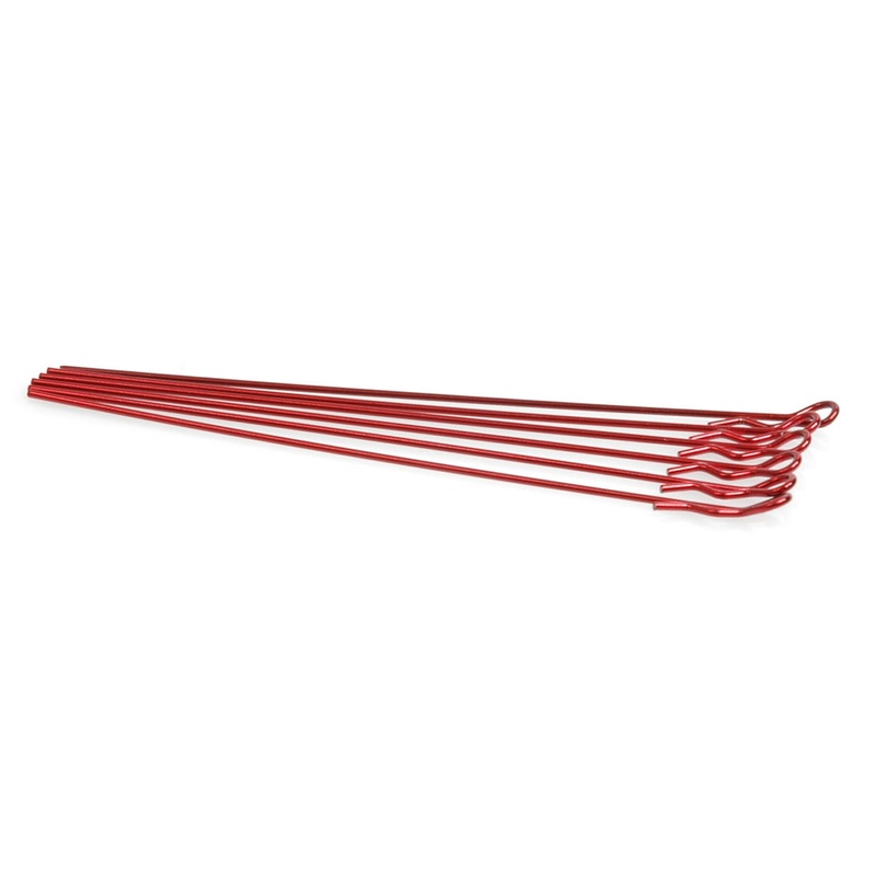 XL 1/10 Body Clips, Metallic Red