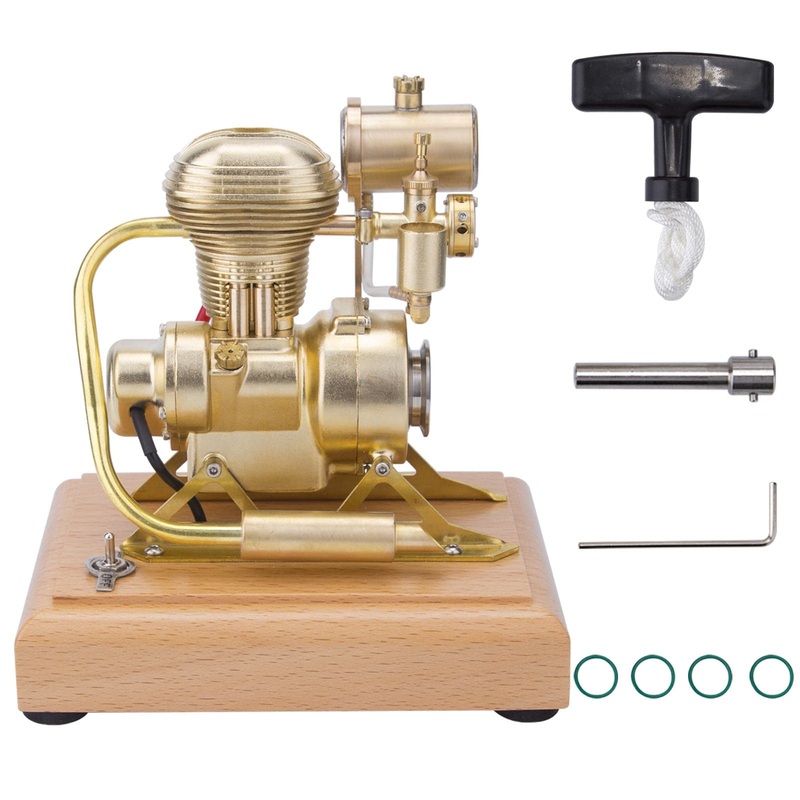 1.6cc Miniature Vertical OHV Motorcycle Model Engine Single-cylinder Four-stroke Internal Combustion Engine Model R27