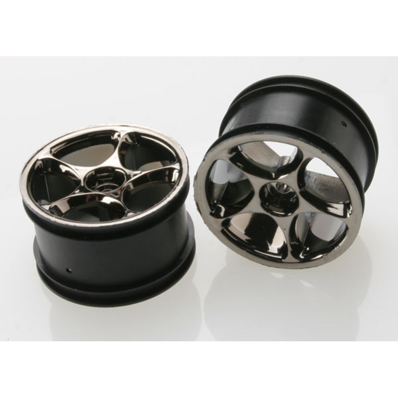 WHEELS, BLK CHRM 2.2 TRACER Rear Traxxas #2472A