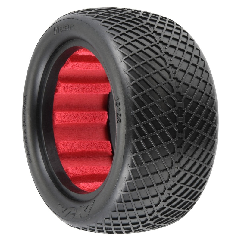 1/10 Viper Clay Rear 2.2″ Off-Road Buggy Tires (2)