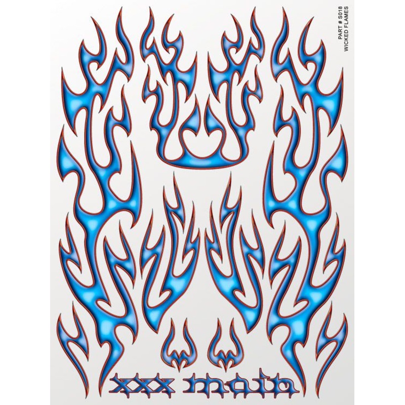 Wicked Flames Sticker Sheet