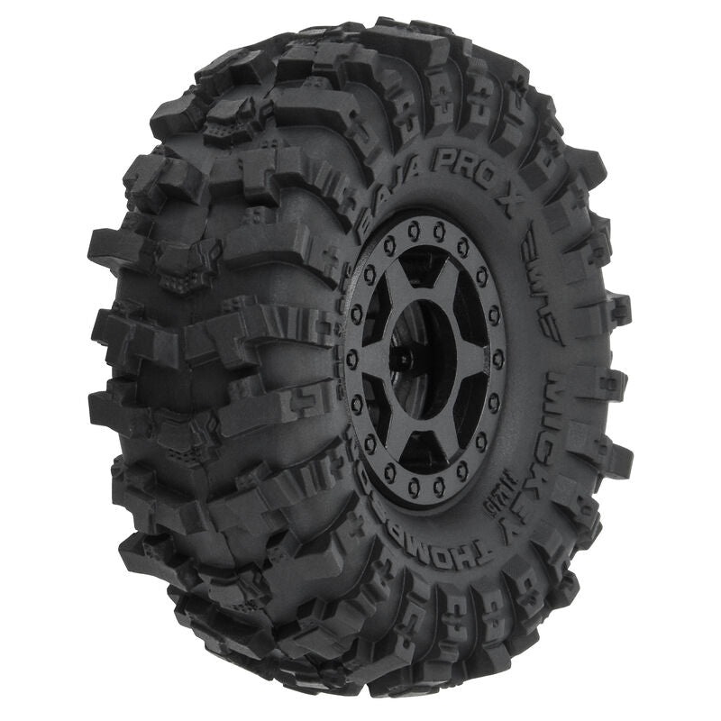1/24 Mickey Thompson Baja Pro X F/R 1.0″ MTD 7mm Black Holcomb (4)