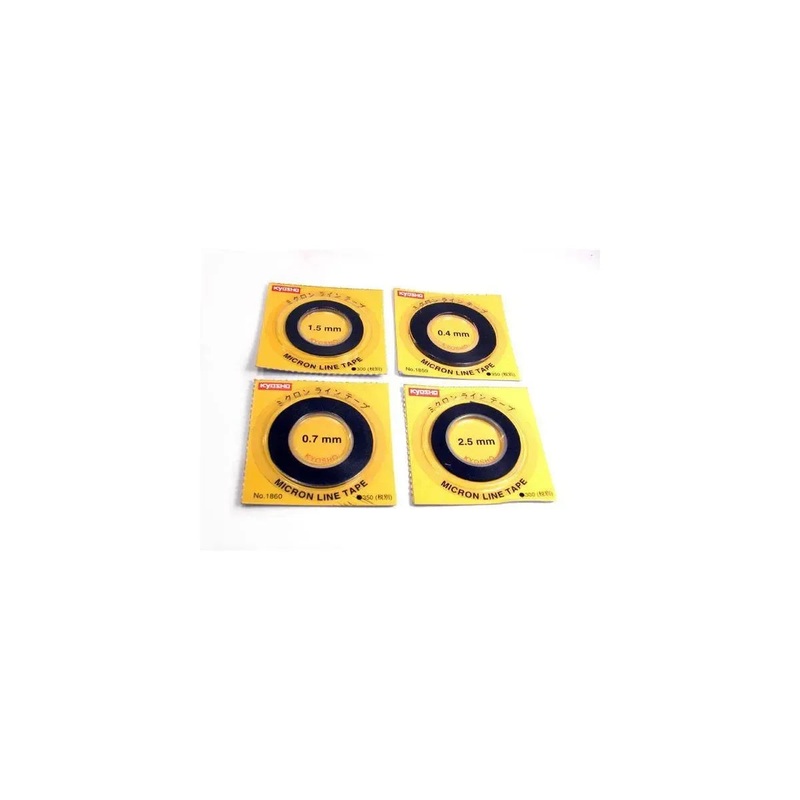 Line tape – filet de dcoration Noir – KYOSHO 0.4mm