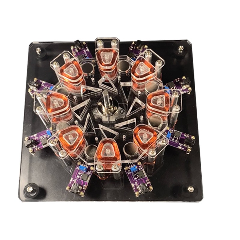 8-stage Coil Star Disk Motor 5000-10000rpm Electric Machine Physical Experiment Model need 15 days for production after the order is placed. not accept not order.