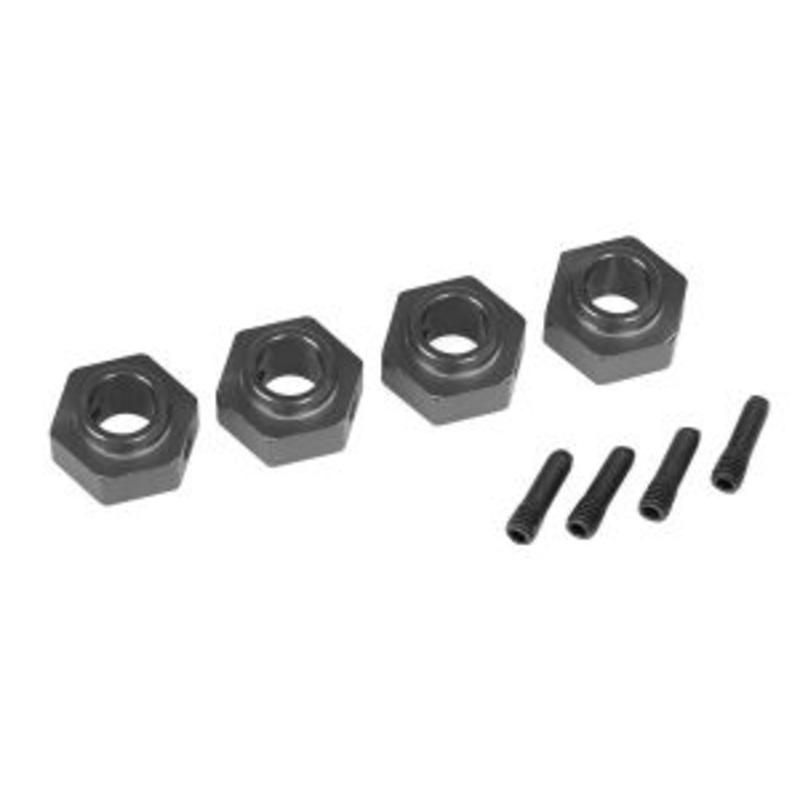 WHEEL HUB 12MM HEX ALUM GRAY Traxxas 8269A