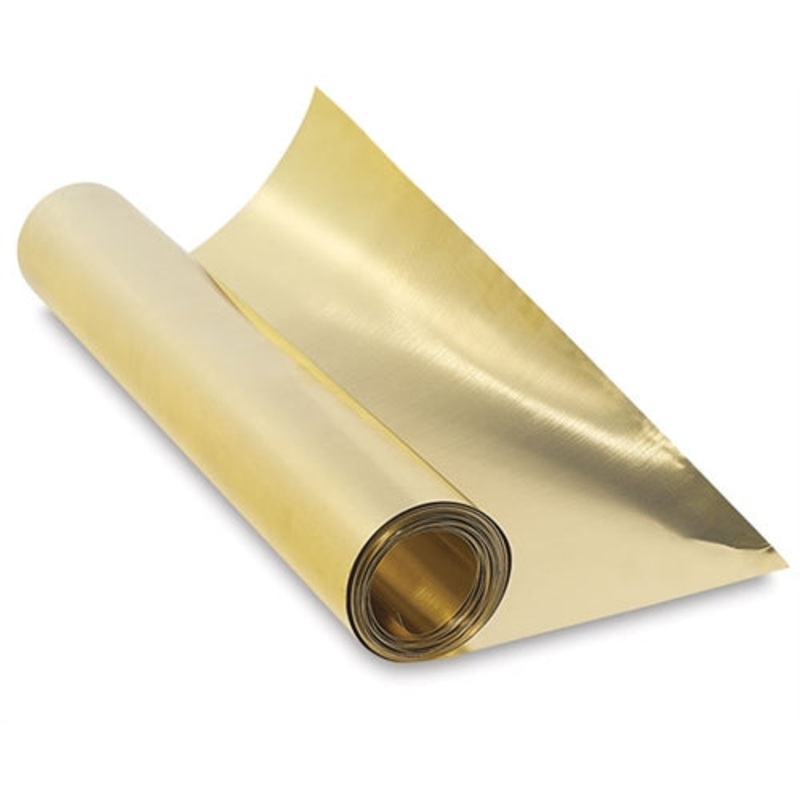 .005 Brass (Soft) Foil 12″x30″