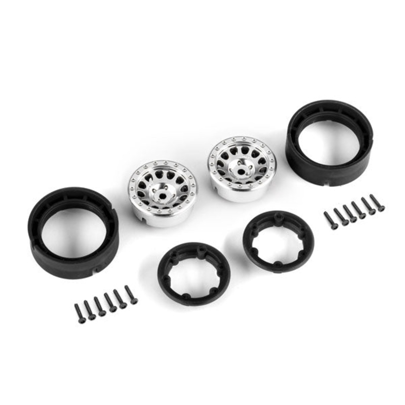 1.0″ Wheels w/ 105 Beadlock, Satin Chrome
