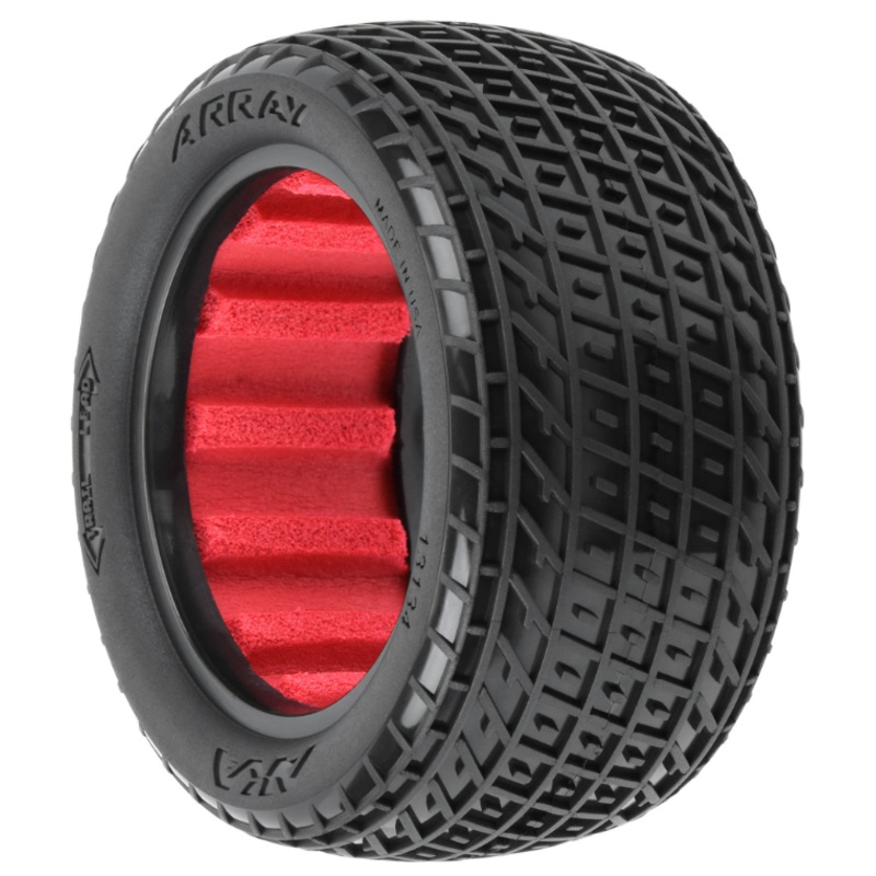 1/10 Array Clay Rear 2.2″ Dirt Oval Tires (2)