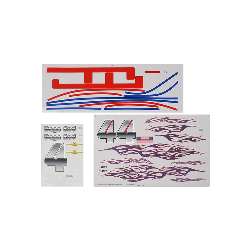 1100mm P-51 Dago Red Decal Sheet