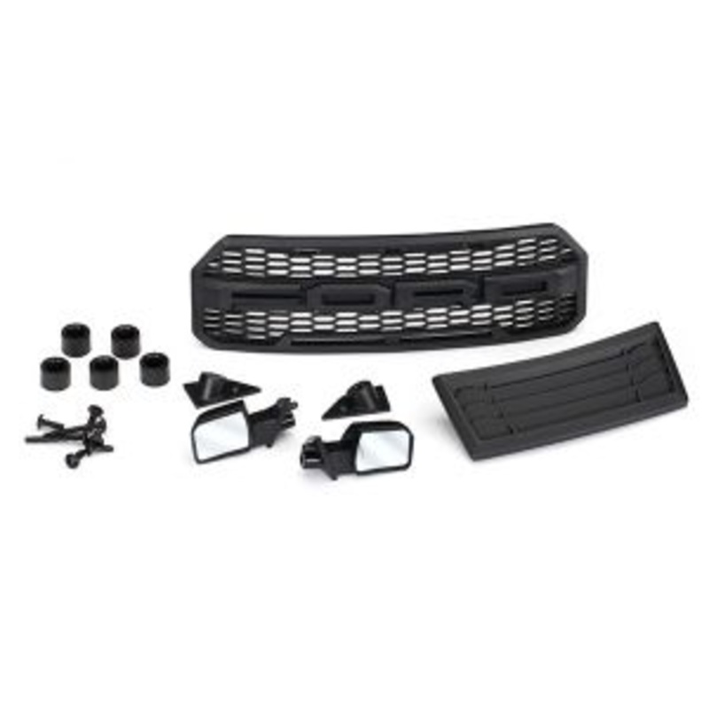 Body accessories kit, 2017 Ford Raptor (includes grille, hood insert, side mirrors, & mounting hardware)