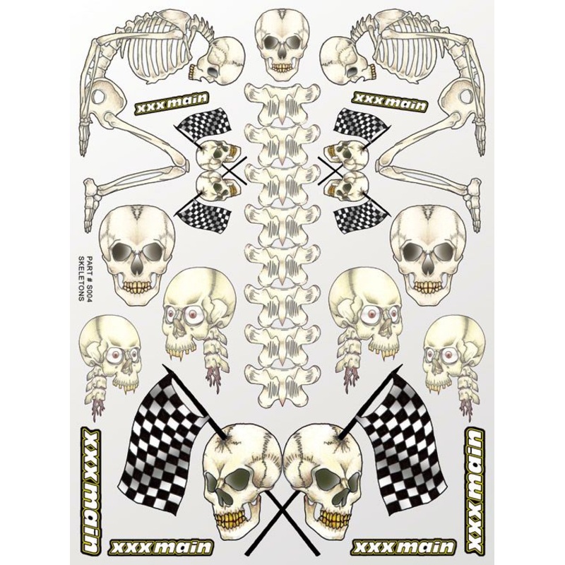 Skeletons Sticker Sheet