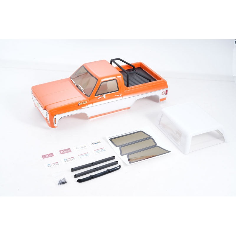 1:10 CHEVROLET K5 BLAZER CAR BOBY ASSEMBLY PAINTED (BROWN/ORANGE/BLACK) Brown