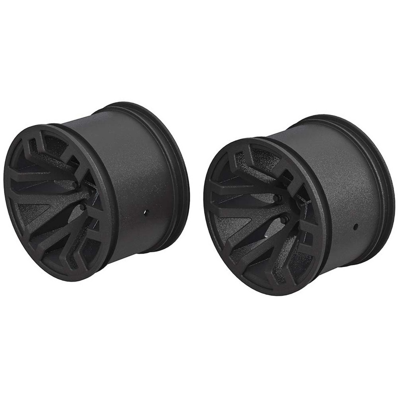 1/10 MT 2.8 Wheels, 14mm Hex, Black