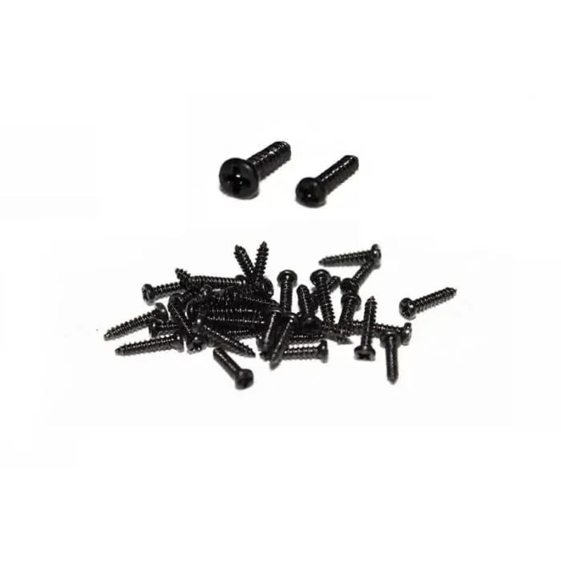 Micro vis M1x6mm (50pcs) couleur – SRC Sideways RC Noir