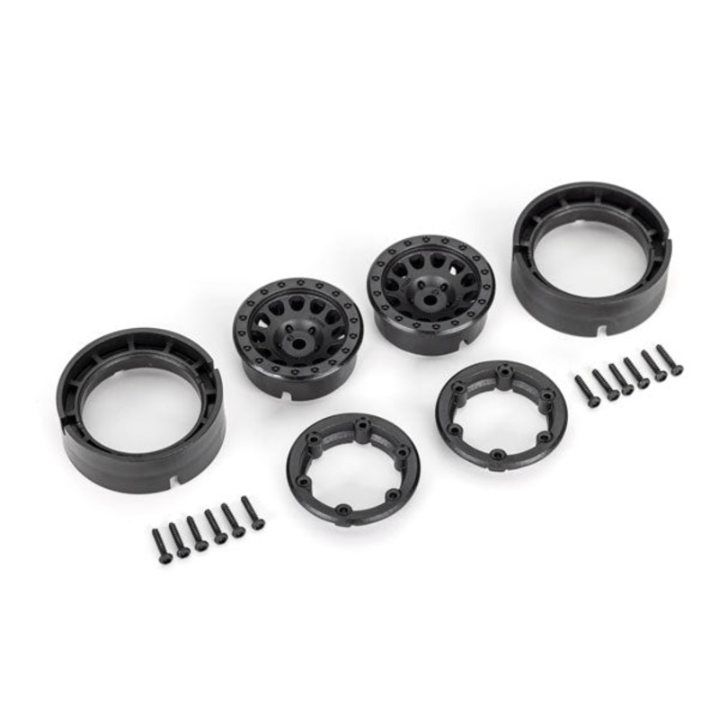 1.0″ Wheels w/ 105 Beadlock, Black