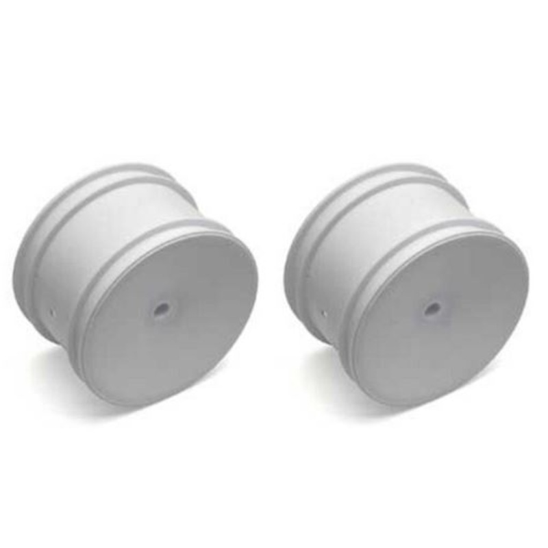 1/10 Rear 12mm Hex Wheels, White (2): Buggy