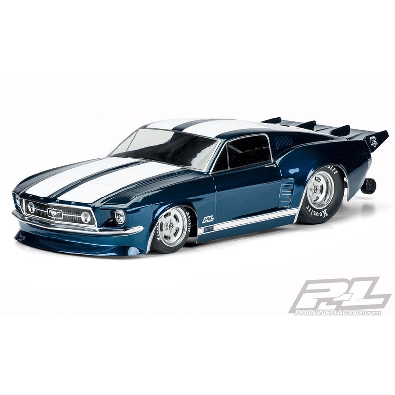 1967 Ford Mustang Clear Body Losi 22S, Slash, DR10 drag