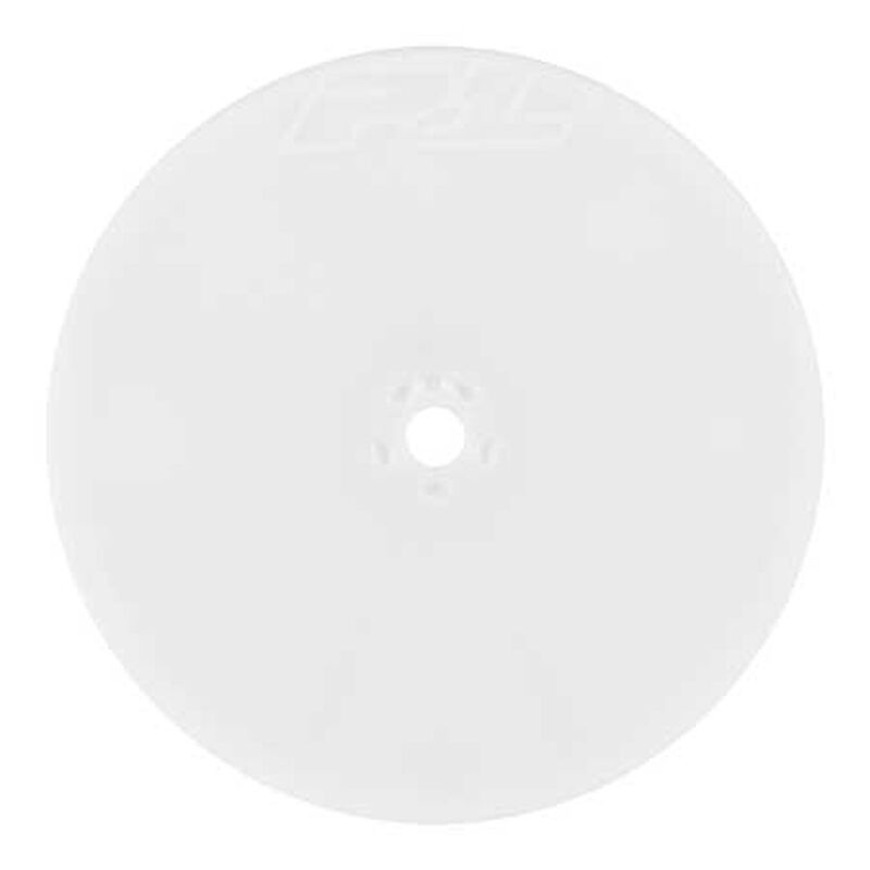 1/10 Velocity 2WD Front 2.2″ 12mm Buggy Whls (2) White: TLR 22 5.0